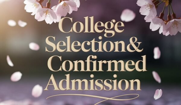 College Selection & Confirmed Admission